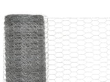 Chicken Wire Fence Galvanised Steel 25x1.5 m Silver 143321