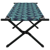 Folding Camping Bed Folding Manual Leaf pattern Oxford fabric 42003179
