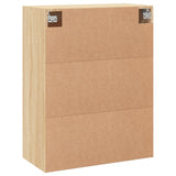 Wall Mounted Cabinet Sonoma Oak 69.5x34x90 cm Engineered Wood 830407