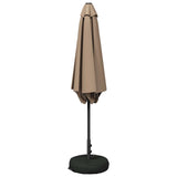 Garden Parasol with Base 270 x 270 cm Polyester Rectangular 42036223