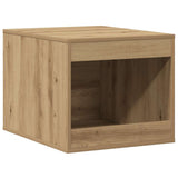 Cat Litter Box Enclosure Artisian Oak 47x59x42 cm Engineered Wood 857768