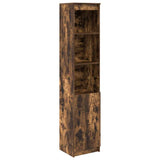 Highboard Smoked Oak 37.5x35x180 cm Engineered Wood 861674