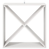 Wine Rack 4 pcs White 62 x 25 x 62 cm Solid Pine Wood 893317
