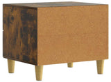 Bedside Cabinet Smoked Oak 62 x 34.5 x 47.5 cm Engineered Wood 894780