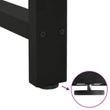 Dining Table Legs Black 2 pcs 100x cm Steel 4013320