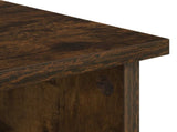 Electric Fireplace Smoked Oak 140 x 30 x 67 cm Engineered wood 8021147