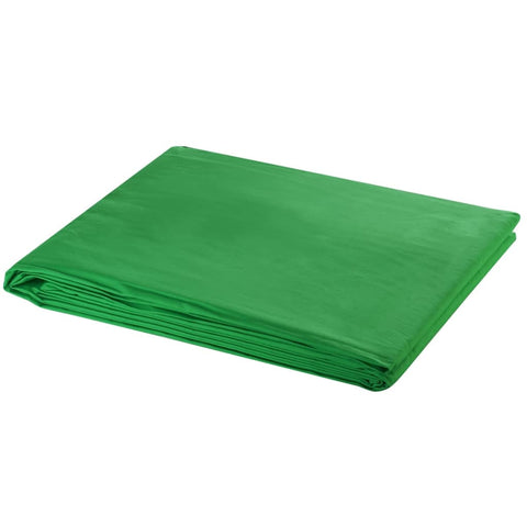 ZNTS Backdrop Cotton without Stand Green 500x300 cm Chroma Key 190005