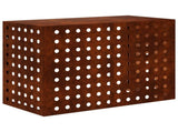 Air Conditioner Cover Rusty 100 x 50 x 70 cm Weathering Steel 8014135