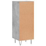 Sideboard Concrete Grey 34.5x34x90 cm Engineered Wood 828792