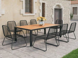 Dining Set Black and Brown 3060129