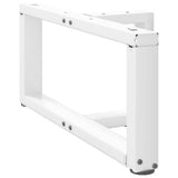 Coffee Table Legs T-Shaped 2 pcs White 70x25x cm Steel 4013017
