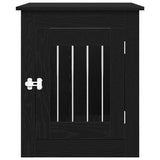 Dog Crate Furniture Black Oak 55x75x65 cm Engineered Wood 862175