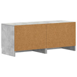 TV Cabinet Concrete Grey Engineered Wood 897778
