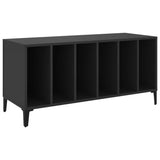 Record Cabinet Black Engineered wood, metal Medium Record Cabinet 831982