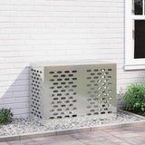 Air Conditioner Cover Silver 100 x 50 x 70 cm Galvanised Steel 865902