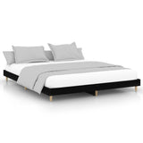 Bed Frame without Mattress Black 120x200 cm Engineered Wood 832046