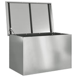 Outdoor Storage Box Silver 80 x 50.5 x 50 cm Steel 874572