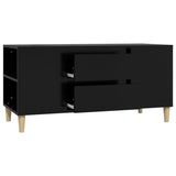 TV Cabinet Black 102x44.5x50 cm Engineered Wood 819597