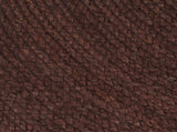Handmade Rug Jute Round 120 cm Brown 133672