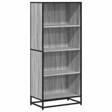 Bookcase Grey Sonoma 60x35x139 cm Engineered Wood 3300843