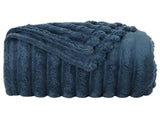 Throw Blankets 6 pcs Navy Blue 200 x 150 cm Fleece 42016882