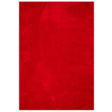 Rug HUARTE Short Pile Soft and Washable Red 140x200 cm 375172