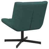 Swivel Chair Dark Green 63 x 75 x 76 cm Fabric 42007329