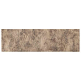Kitchen Rug Brown Concrete 300 x 60 cm 100% Polyamide Washable 42045706