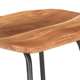 Bar Stools 4 pcs Solid Acacia Wood 320652
