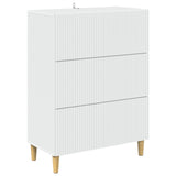 Drawer Cabinet White 66 x 34.5 x 90 cm Engineered Wood 894605
