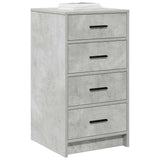 Sideboard Concrete grey 40 x 41 x 75 cm Engineered wood 865058