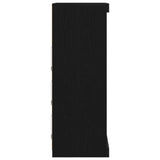 LED Sideboard Black Oak 60.5 x 37 x 100 cm Engineered Wood 863047