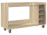Golf Cabinet with Wheel Plain Sonoma Oak 120 x 45 x 98 cm 899473