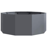 Planter Anthracite 90 x 90 x 35 cm Steel 883733