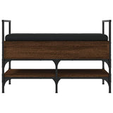 Shoe Bench Brown Oak 85.5x42x57.5 cm Engineered Wood 835233