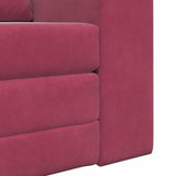 Sofa Bed Wine Red 98 x 71 x 83 cm Velvet 4106669
