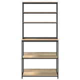 Kitchen Shelf Sonoma Oak 80 x 40 x 168 cm Engineered Wood 883887