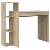 Desk with Shelf Sonoma Oak 100 x 40 x 90 cm Engineered Wood 869316
