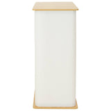 Trade Show Counter Light Brown and White 80 x 40 x 93 cm 42046607