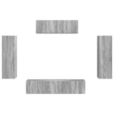 TV Cabinet 5 pcs Grey Sonoma 3409174