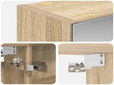 Bathroom Mirror Cabinet Sonoma Oak 50 x 14.5 x 70 cm 889049