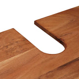 Sink cabinet with Shelf Brown 71 x 33 x 58 cm Solid Acacia Wood 4102773