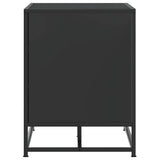 Shoe Bench Black 84x40x53.5 cm Engineered Wood and Metal 849229