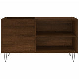 ZNTS Record Cabinet Brown Oak 85x38x48 cm Engineered Wood 831707