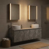 Bathroom Cabinet Set 5 pcs Concrete Grey Engineered Wood 3406530