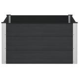 Garden Raised Bed Black 100 x 100 x 54 cm 42038978