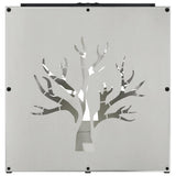Firewood Rack 40x40x40 cm Stainless Steel 864247