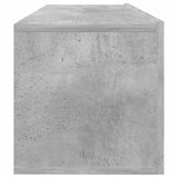 TV Cabinet Concrete Grey 100x30x30 cm Engineered Wood 801485