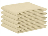 Table Cloth 5 pcs Rectangular Cream White 140 x 140 cm 42040328