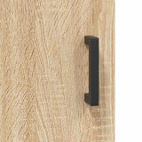 Highboard Sonoma Oak 69.5x34x180 cm Engineered Wood 3198212
